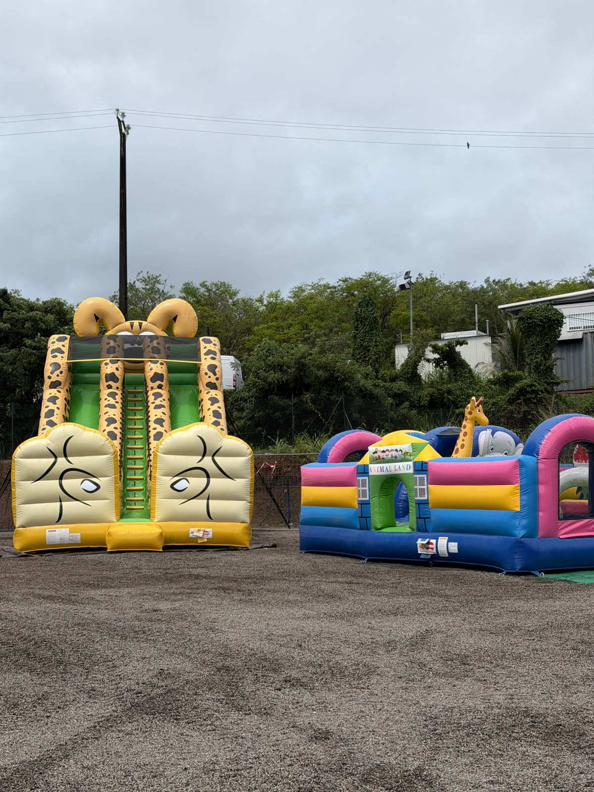 Découverte des parcours gonflables du Fun Park